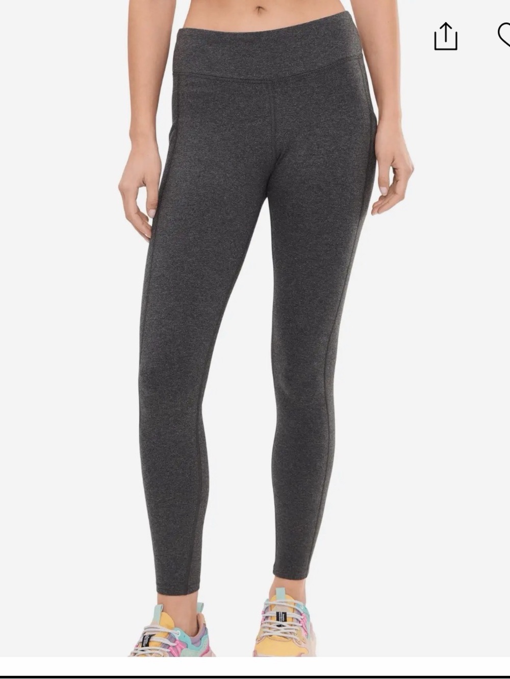 Pact Black High-Waist Leggings